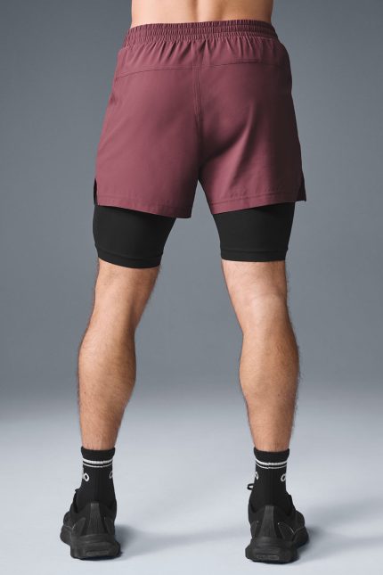 We make shopping for 5" Revival 2-in-1 Short - Burgundy Truffle/Black For Sale