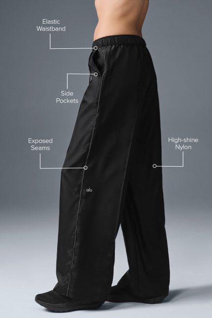 The best way to shop Afterglow Wide Leg Track Pant - Black Online now